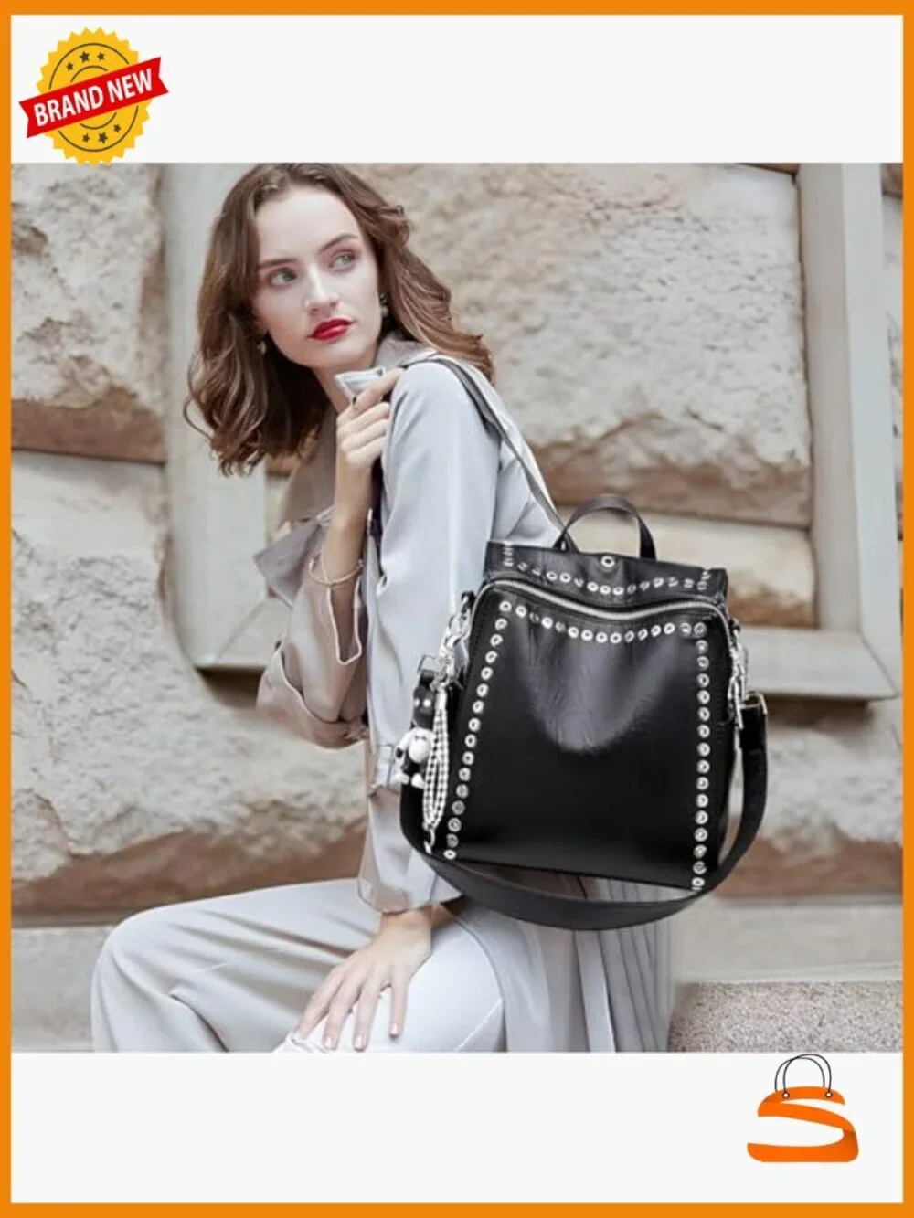 Convertible Backpack Purse Fashion Tote Shoulder Bag Travel Work College